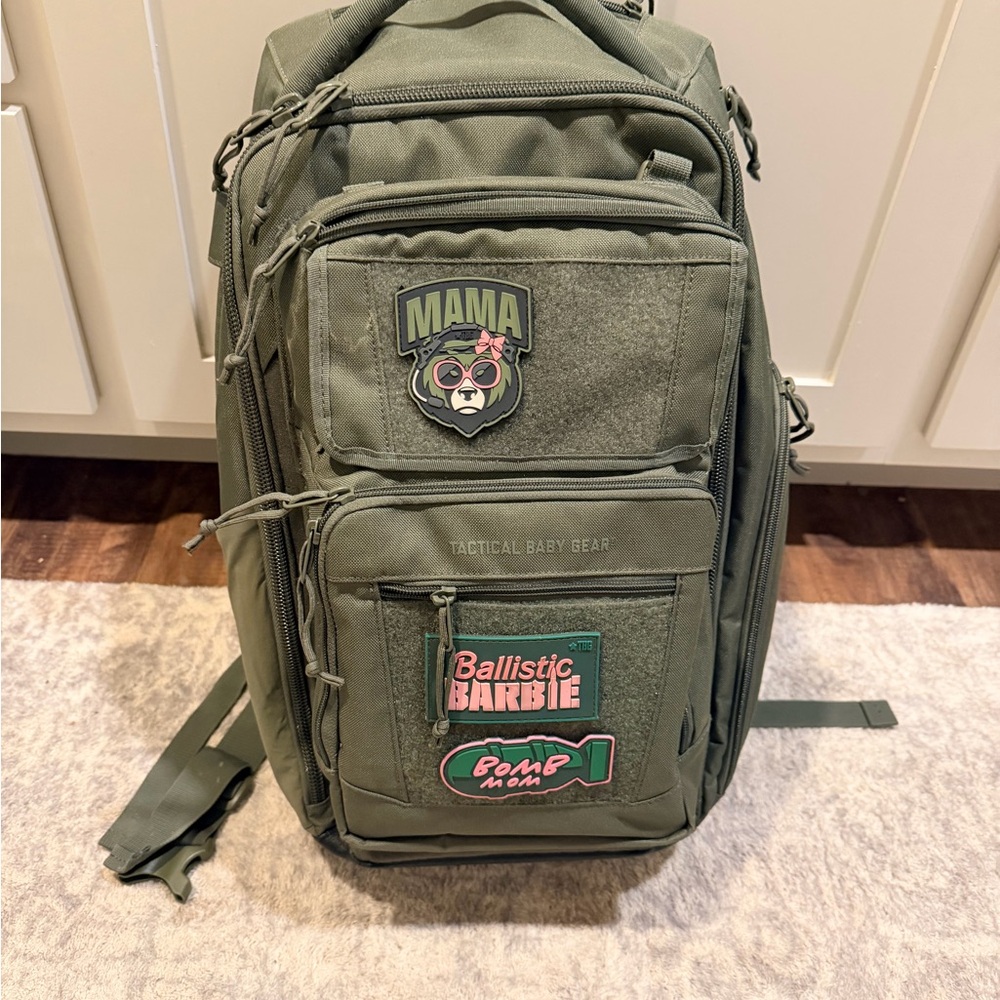 Tactical Baby Gear Green Baby Backpack